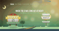 Desktop Screenshot of hwy21drivein.com